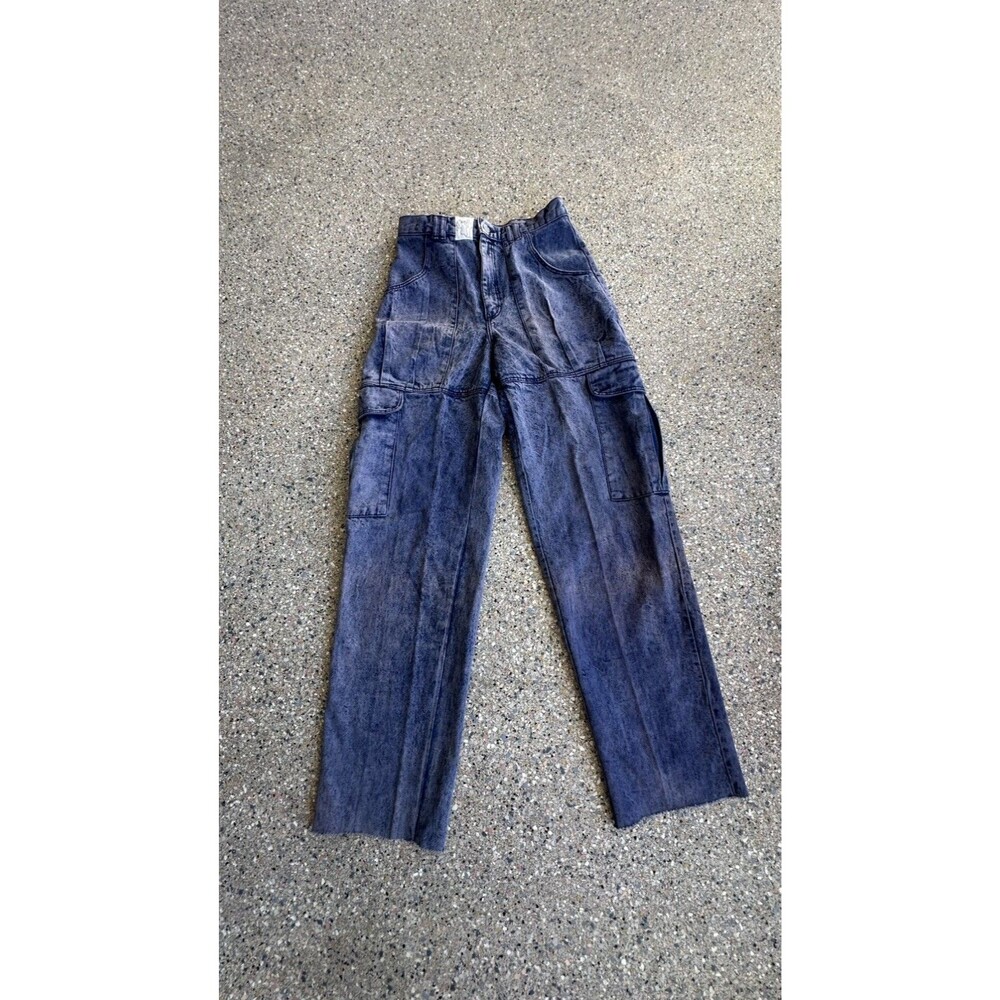 Vintage Rare Memo Denim Cargo Jean Pants Made in Canada Women’s Sz 30